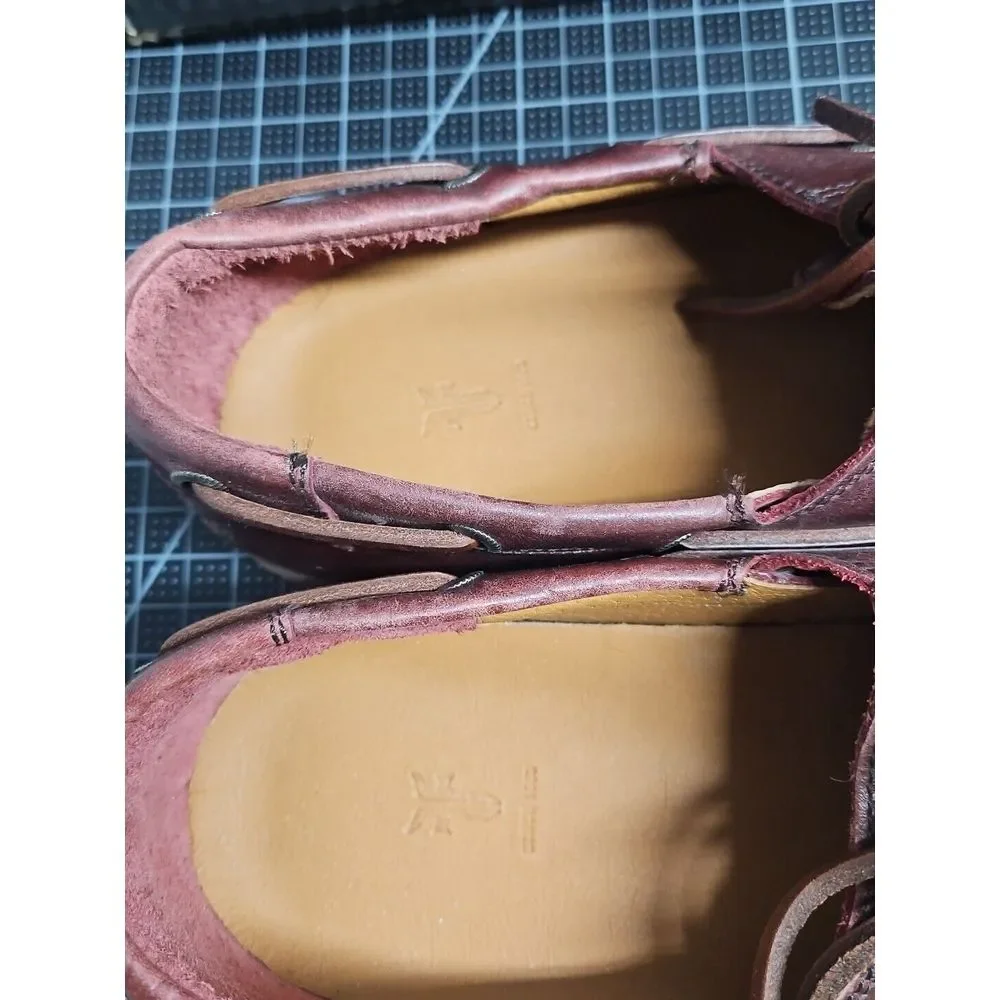 Frye‎ Men's Mayer Boat Shoe, Bordeux,  leather upper 13D